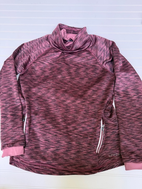 Spyder Tops - (185)Spyder Pink Space-Dyed Pullover Hoodie